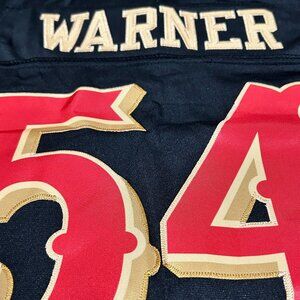 Men's Fred Warner #54 San Francisco 49ers All-Stitched Alternate Jersey Large